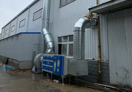 不鏽鋼焊接風管加工廠除塵工程
